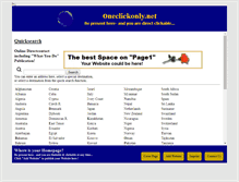 Tablet Screenshot of oneclickonly.net